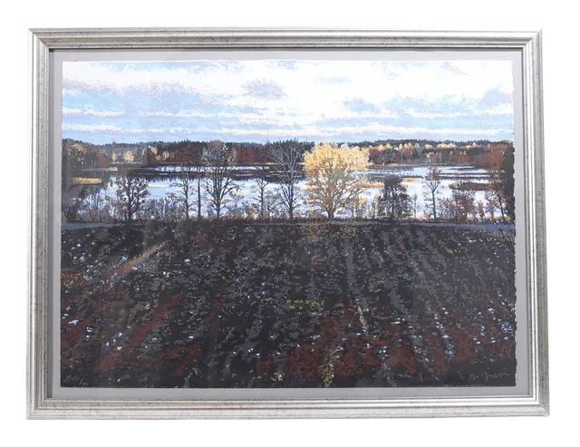 BO LARSSON. litografi, signerad.