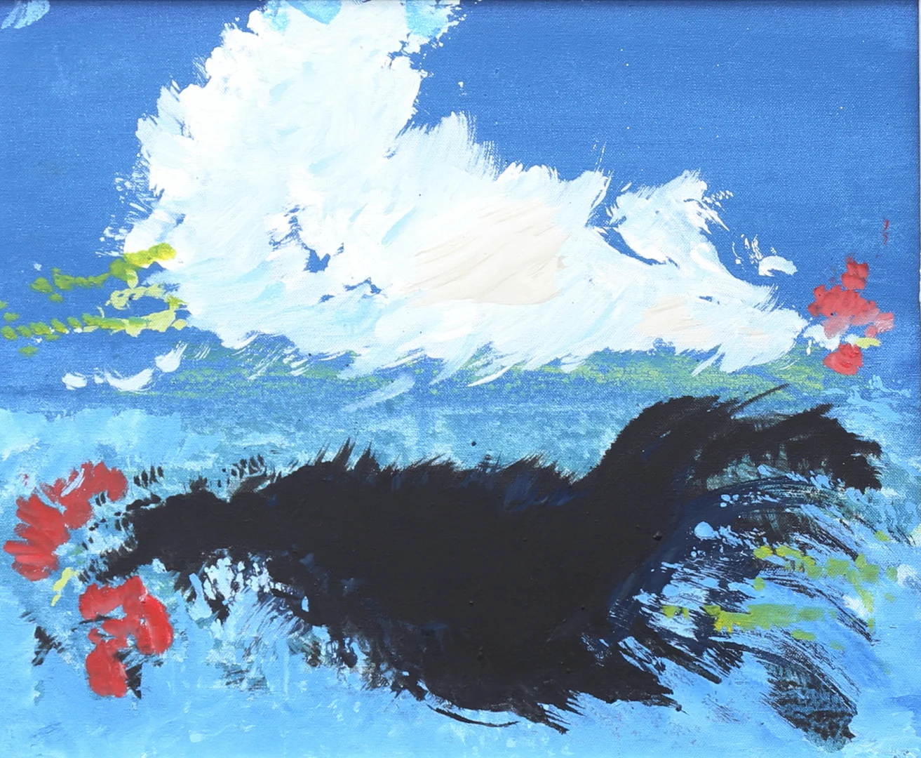 GUNNAR JOHANSSON. Olja på duk, figurkomposition, signatur bakom ram. — Paintings — Auktionshuset Thelin & Johansson
