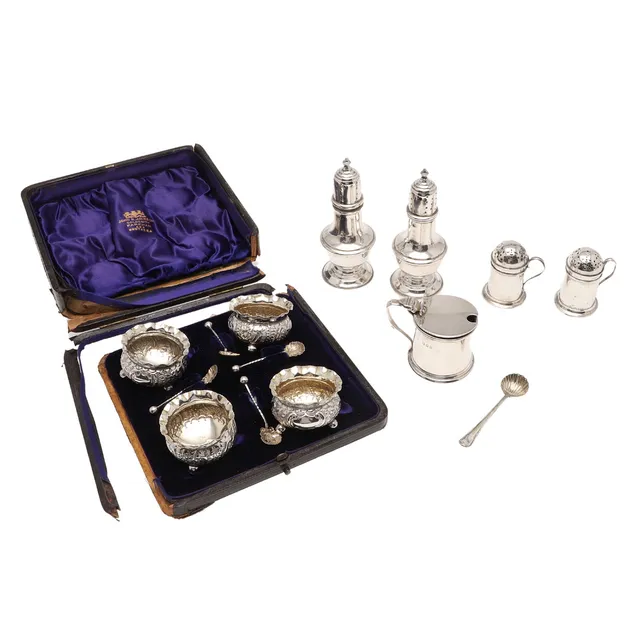 SILVER CONDIMENTS.