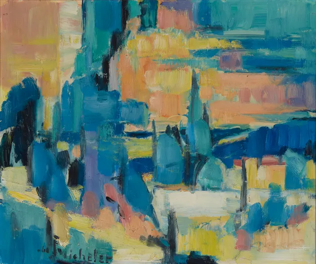 Michelet, Johan Fredrik — "Vinterblå" 1960