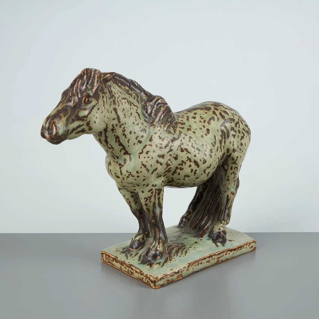 FIGURIN. Häst, nr PU136 A25, Kotto, Bing & Gröndahl. Danmark. — European — Stockholms Auktionsverk Helsinki