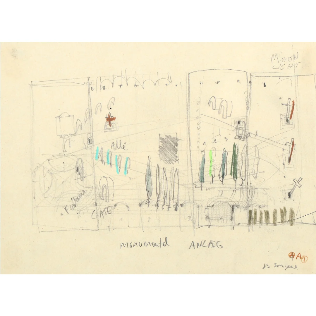 Jes Fomsgaard. Composition - 'Monumental Structure'. (cd) — Paintings and sculptures/Modern pictorial arts — Lauritz