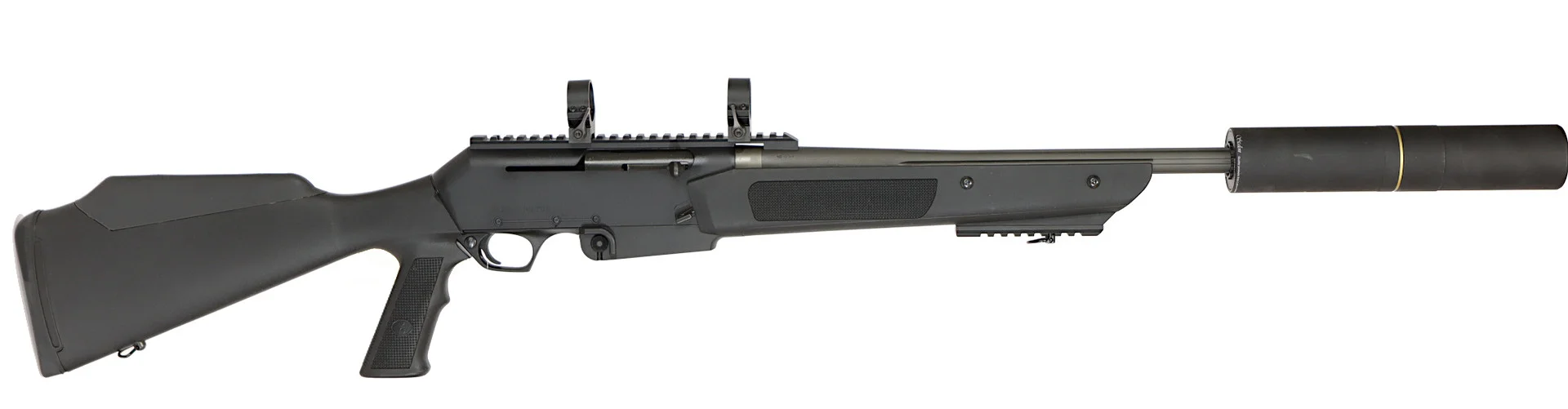 KULGEVÄR MED LJUDDÄMPARE, Halvautomatisk, fabrikat Browning, modell BAR Match, kaliber .308W, tillv.nr 311ZR30083, se-nr SE2770459. — Rifles — Walter Borg