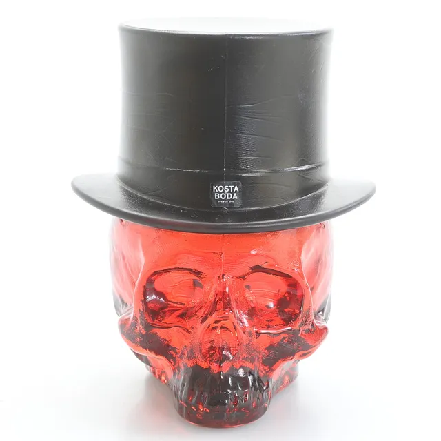 LUDVIG LÖFGREN. Skulptur, konstglas, "Still Life Blood, Kosta Boda, signerad.