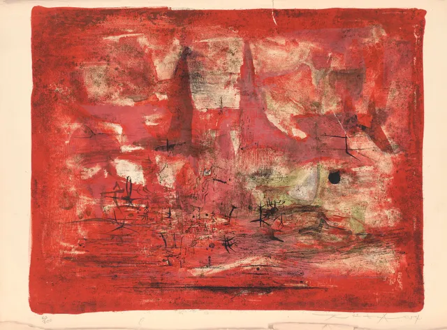 Wou-Ki, Zao — "Embrasement" 1954