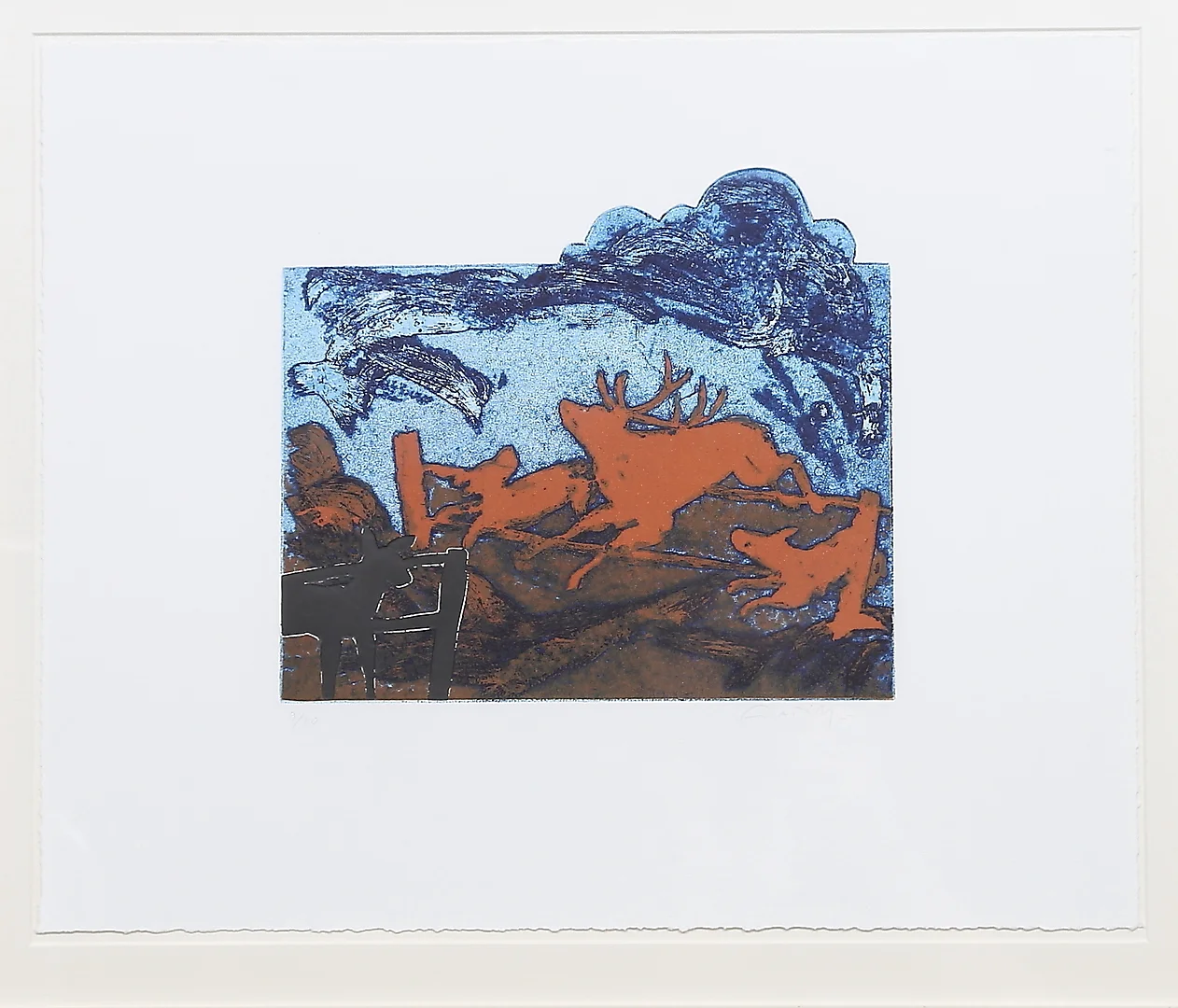 ERNST BILLGREN. Etsning, signerad och numrerad 9/110. — Engravings & Prints — Gomér & Andersson Linköping