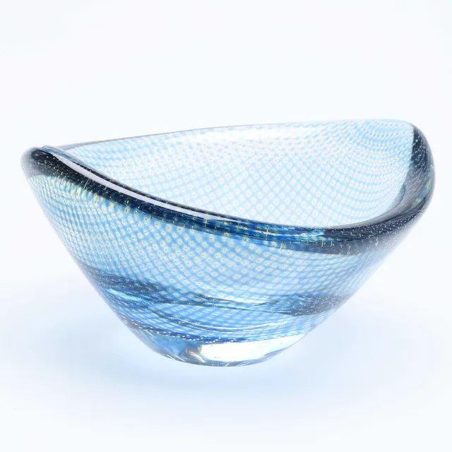 SVEN PALMQVIST. SKÅL, glas, "Kraka", signerad, Orrefors.