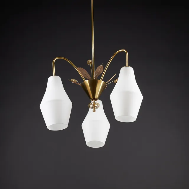 PAAVO TYNELL. TAKLAMPA, “K1-9/L” för Idman Oy, Finland, 1950-tal.