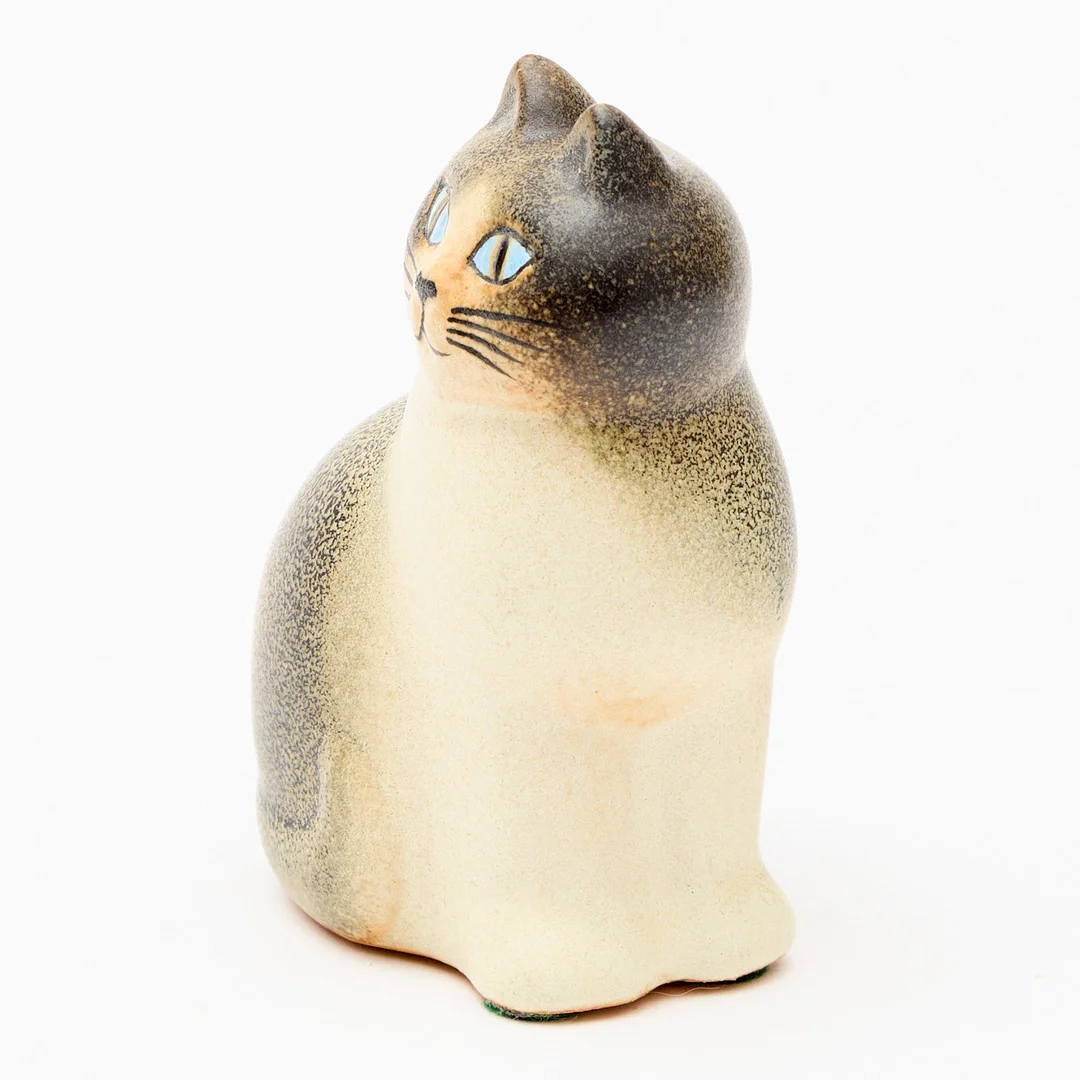 LISA LARSON. Figurin, Katt, K-studion, Gustavsberg. — European — Uppsala Auktionskammare