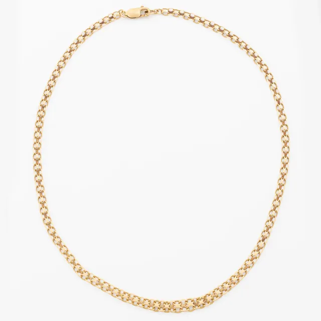 Collier 18K guld, doserad X-länk.