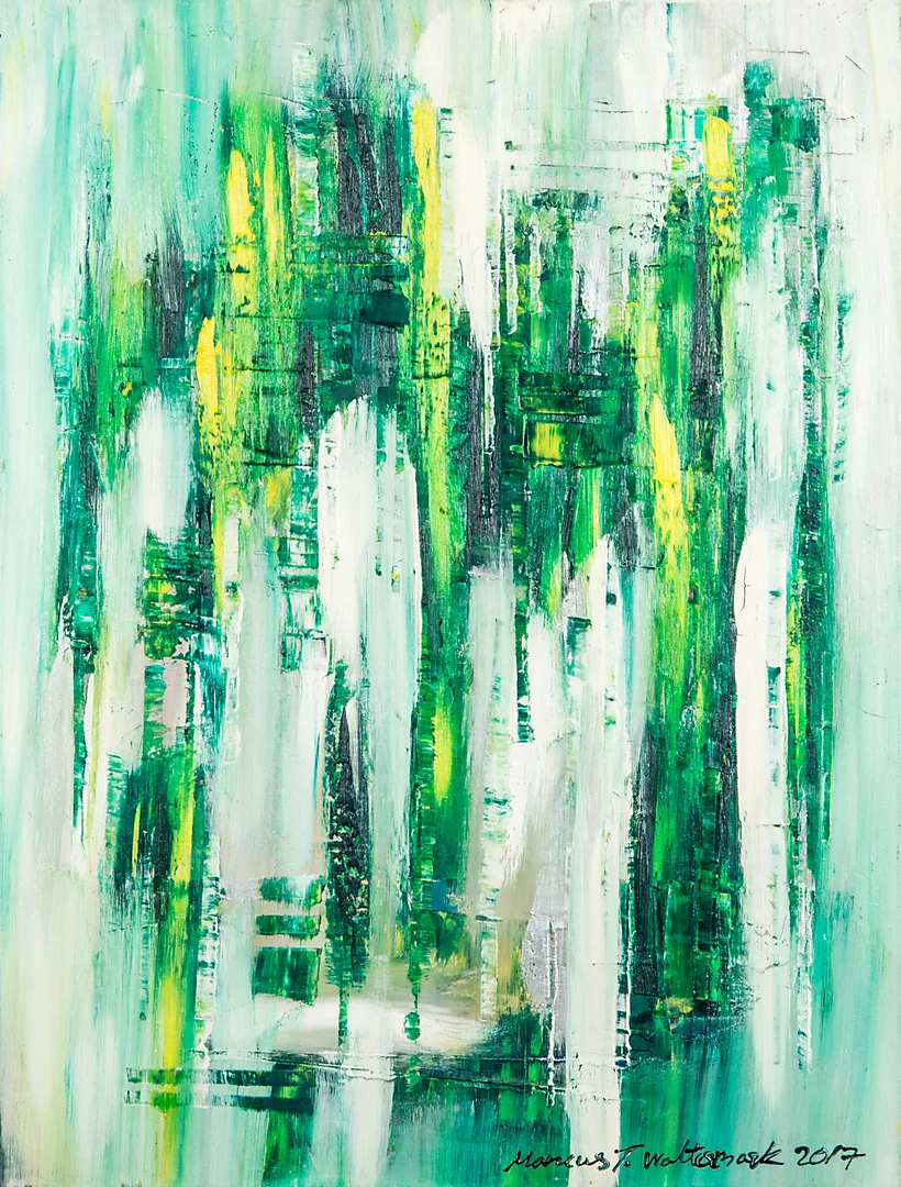 MARCUS WALTERMARK. "Snösjälar", olja på duk, signerad 2017. — Paintings — Helsingborgs Auktionskammare