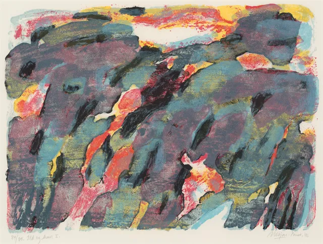 Nesjar, Carl — "Ild og hav I" 1996