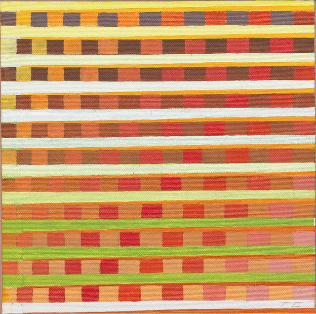 TORSTEN ESBJÖRNSSON. Komposition, olja på pannå, a tergo signerad och daterad Trumansburg, New York, USA 1982-83.