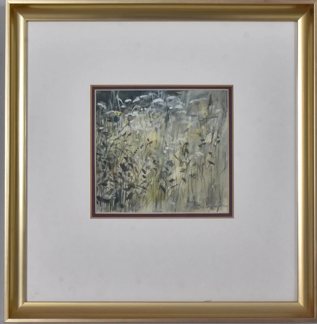 OVE PERSSON. Akvarell med täckvitt. — Paintings — Halmstads Auktionskammare
