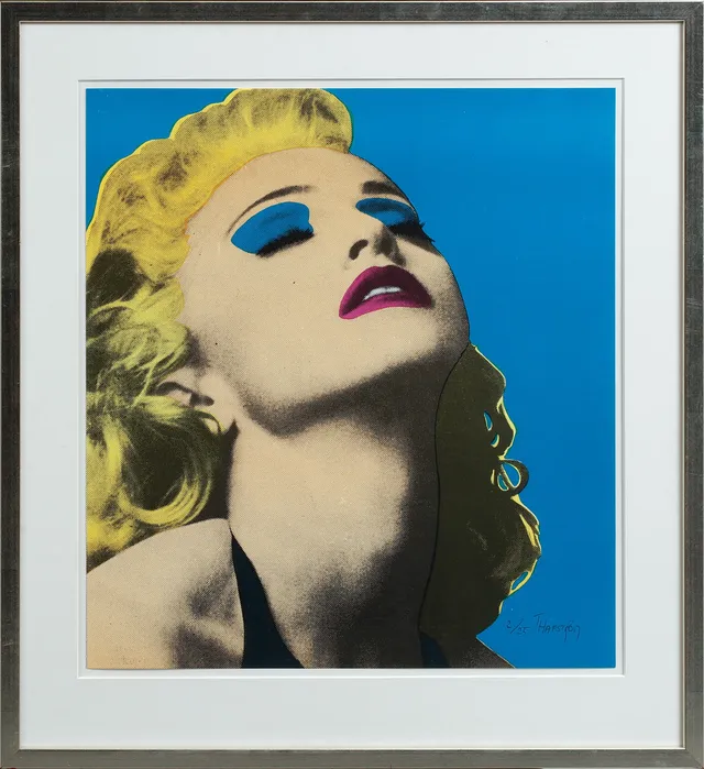 THOMAS HAFSTRÖM. "Madonna", 3 st färglitografier, signerade och numrerade 12/25.