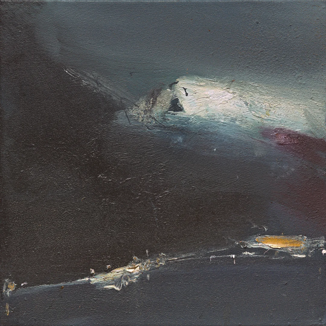 Opdahl, Ørnulf — "Fjordlandskap" 2002 — Kunst/Maleri — Blomqvist