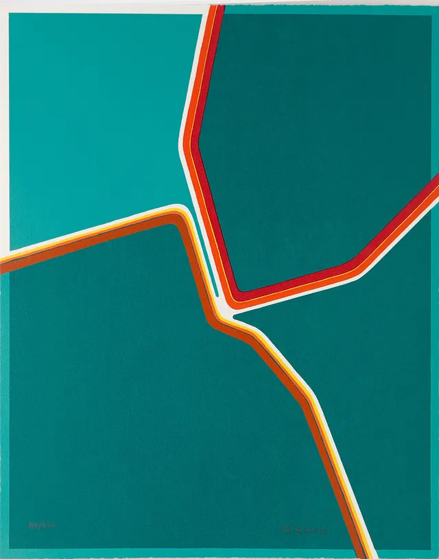 PABLO PALAZUELO. Untitled.