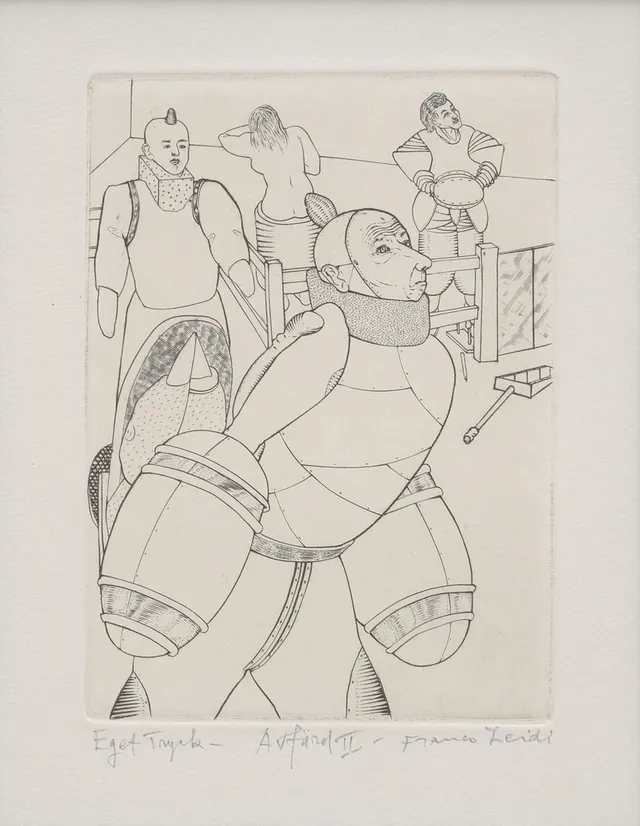 FRANCO LEIDI (1933–2008). "AVFÄRD II".