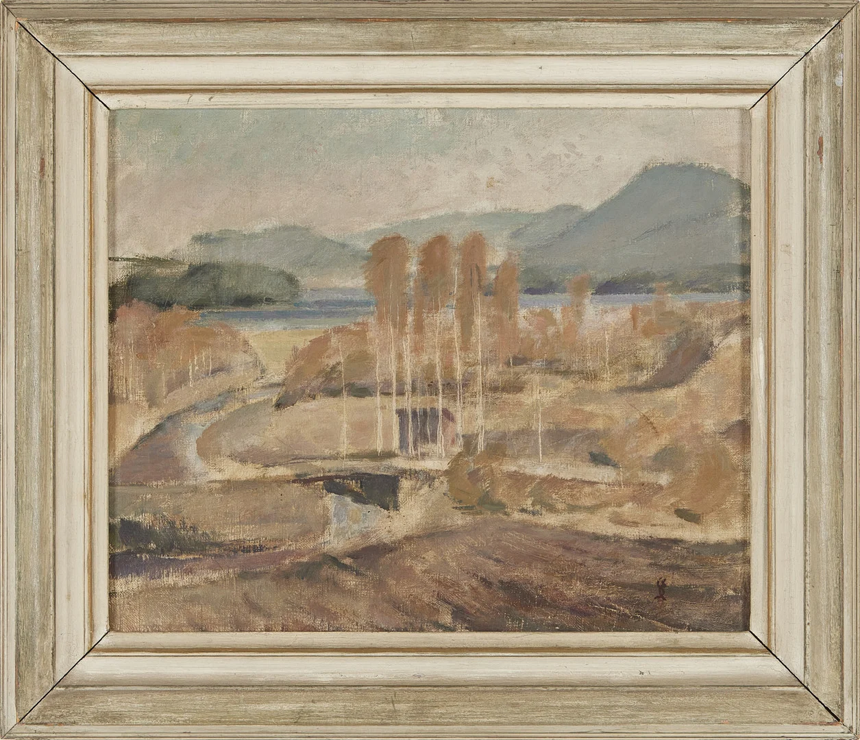 STURE EKENGREN (1918-1996). "Mot Gesunda", Dalarna, olja på duk. — Paintings — Stockholms Auktionsverk Magasin 5