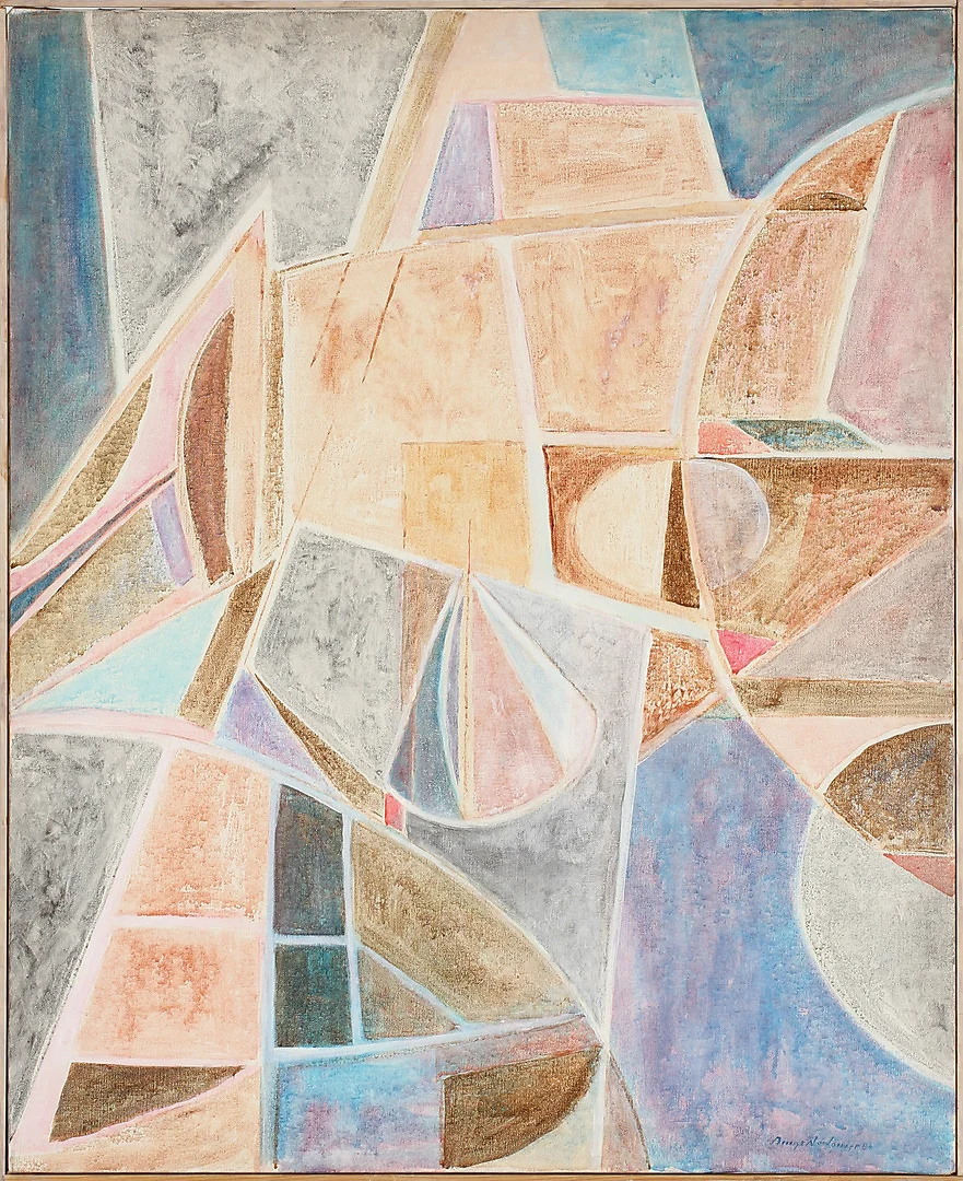BENGT NORDQUIST. "Rymdålder", akryl på duk, signerad. — Paintings — Göteborgs Auktionsverk