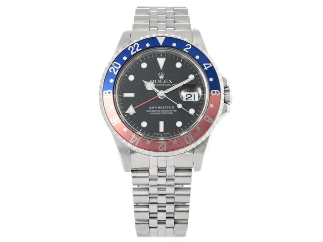 ROLEX, Oyster Perpetual Date, GMT-Master II (Swiss Made), Chronometer, Ref nr. 16710 T, Serie nr. D193529, Cal 3185, Verk nr. 3 9862432, Boett nr. 2180, herrur, 40 mm, stål, automatisk, safirglas, 24-timmarsvisning, Jubileelänk, viklås, Ref nr. 62510H-MA4/502 T, cert, januari 2006, box.