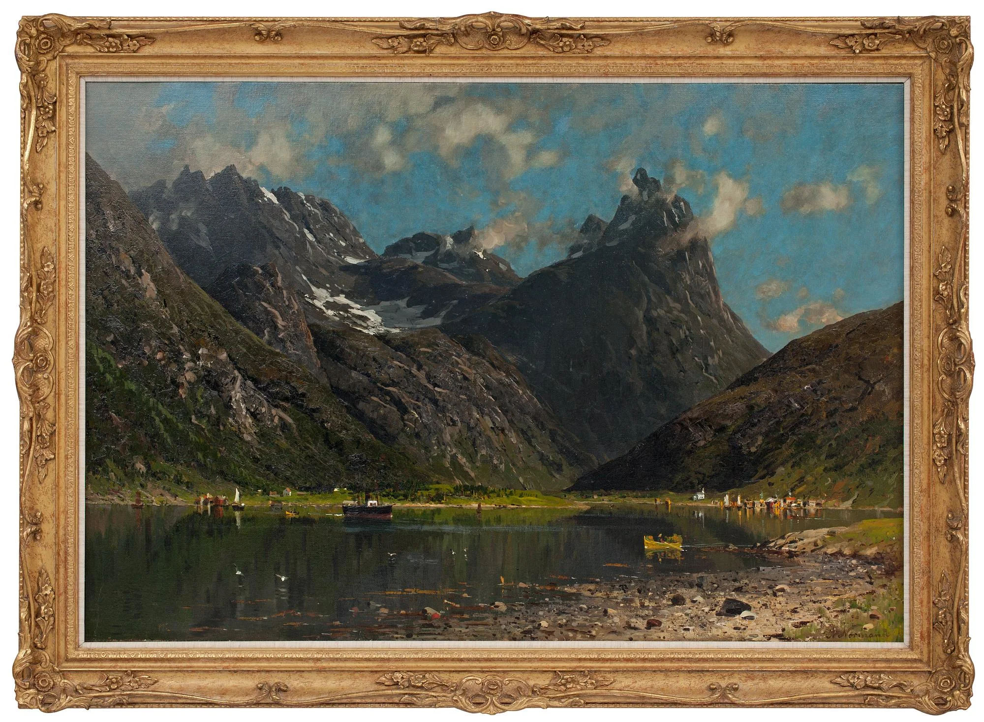 Adelsteen Normann, Fjordlandskap i Norge. — Bukowskis