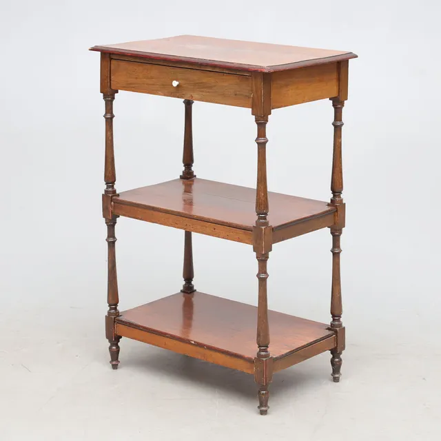SIDOBORD, mahognyfanér, 1800/1900-tal.