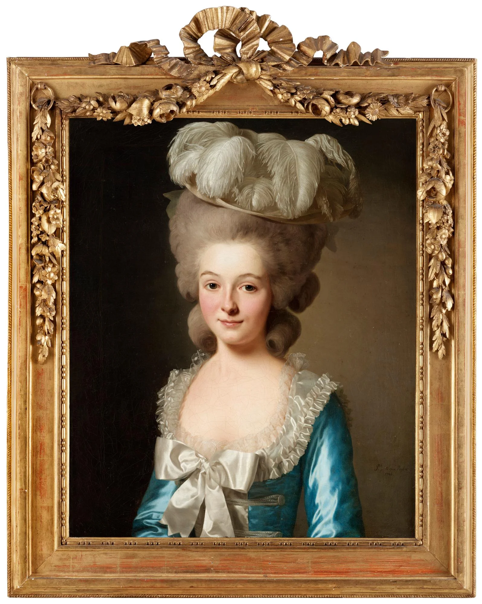 Alexander Roslin, Porträtt av fransk dam, (kallad "Mademoiselle de Bionville"). — Bukowskis