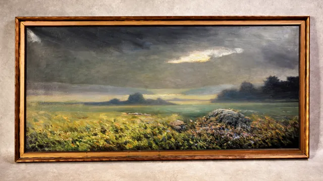 AXEL FAHLCRANTZ. 1851-1925 olja på duk signerad.