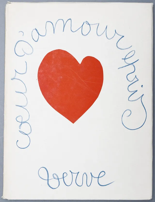 HENRI MATISSE: VERVE ISSUE WITH COVER BY THE ARTIST. "Le livre du Coeur d'amour épris du roi René".