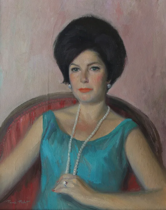 RAMÓN PICHOT SOLER. Woman's portrait.