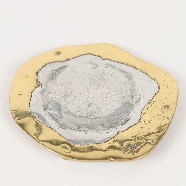DAVID MARSHALL. Underlägg, metall, Sevilla, Spanien, signerad.