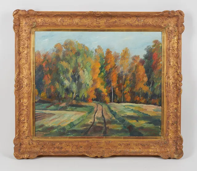 REINHOLD VON ROSEN (1894-1961). Tidig höst, signerad samt daterad 1932, olja på duk.