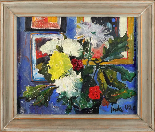 ERIK JERKEN (1898-1947): Stilleben, signerad och daterad Jerken -36, olja på duk.