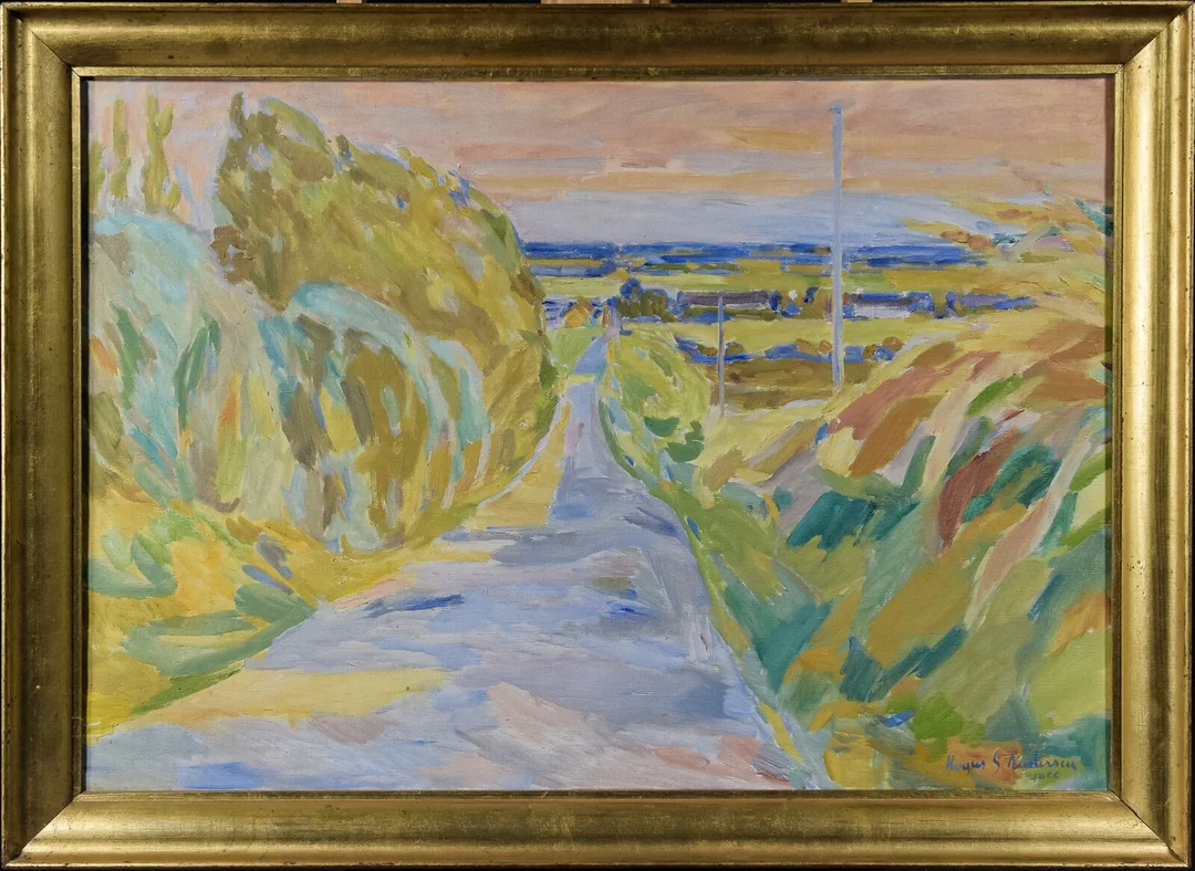 Mogens S. Andersen, landskab — Paintings and sculptures/Older pictorial arts — Lauritz