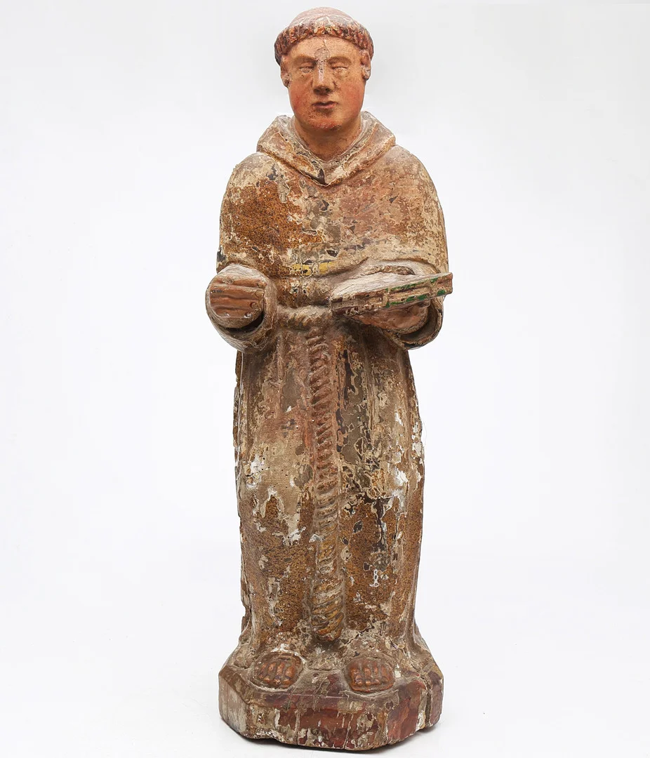 17TH CENTURY SPANISH SCHOOL. Saint Anthony of Padua. — Sculptures & Bronzes — Balclis