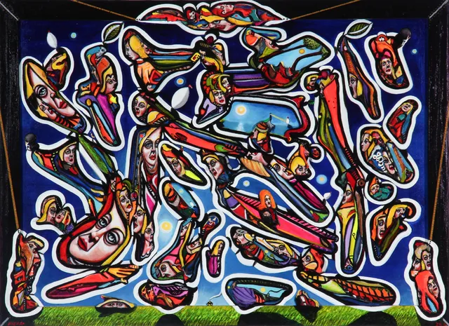 Juan Carlos Fierro. Figure composition, 2023