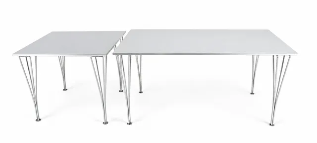 Piet Hein for Fritz Hansen. Two dining tables / work tables (2)