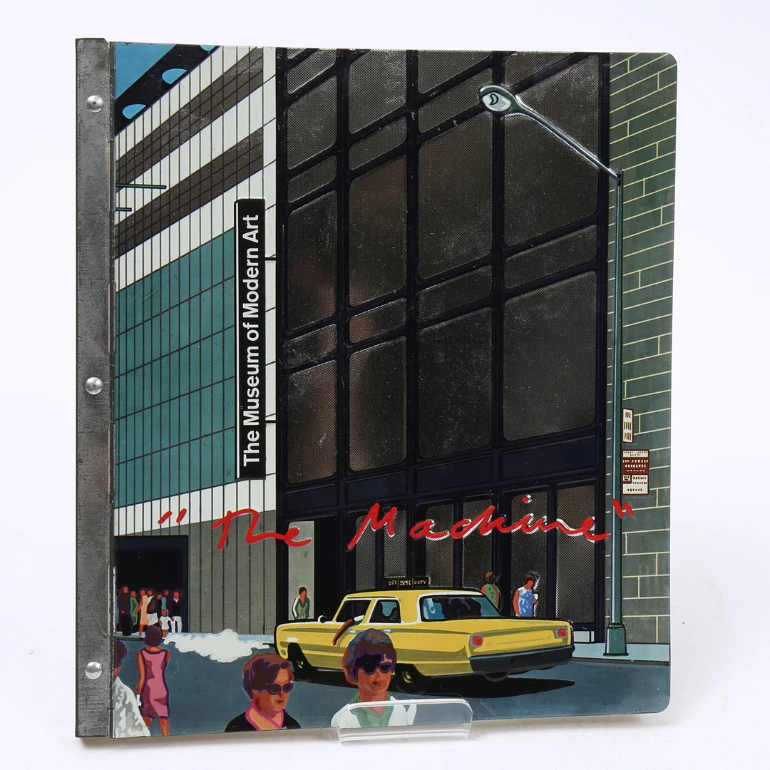 K.G. PONTUS HULTEN, utställningskatalog formgiven av Anders Österlin för The Museum of Modern Art, New York, The Machine, Malmö1968. — Books — Auktionshuset Kolonn