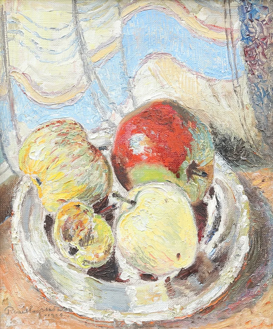 RENÉ HAGSTEDT (1909-1994). Stilleben, olja på duk, signerad. — Paintings — Garpenhus Auktioner