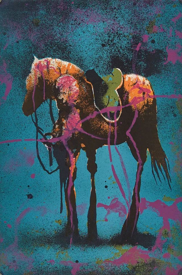 Gullvåg, Håkon — "Med hest"