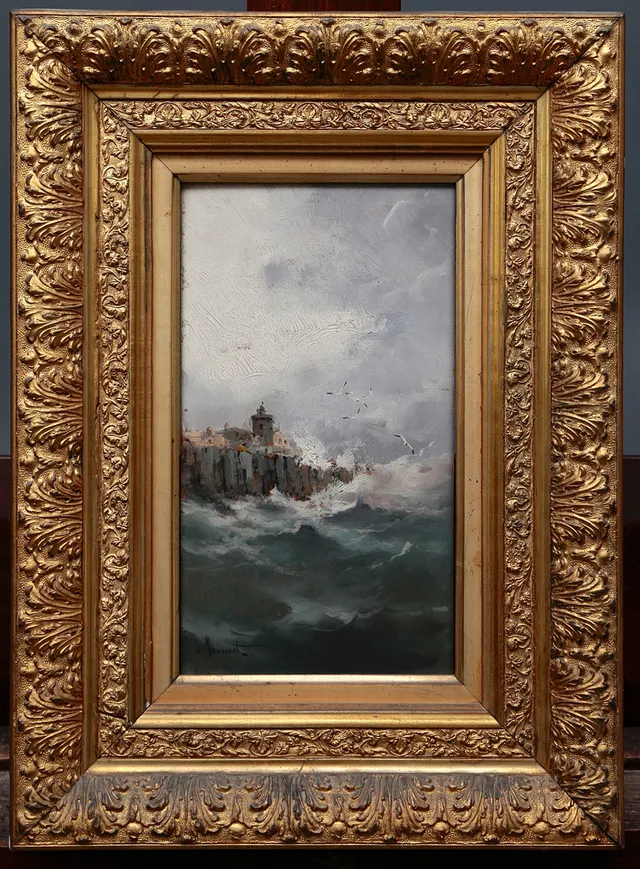 RICARDO MANZANET. Seaside landscape.
