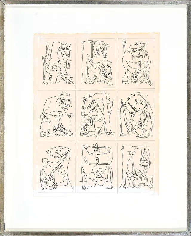 “L'odeur de la sainteté”, 1975. Signed Saura, 5/84. Etching and phototypi. Sheet size 45×36 cm.