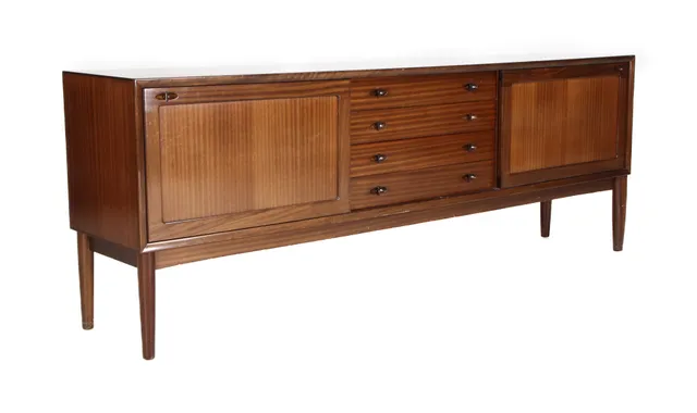 H. W. Klein for Bramin. Low sideboard, mahogany