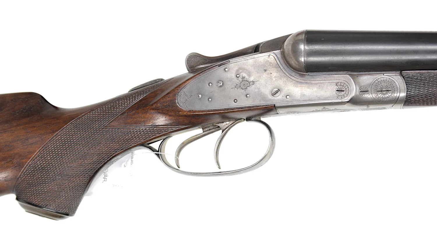 317. HAGELGEVÄR, svenskt, enkelskott, fabrikat Husqvarna, modell 201, kaliber 12/65, tillv.nr 50764, se-nr SE0145674. — Shotguns — Walter Borg