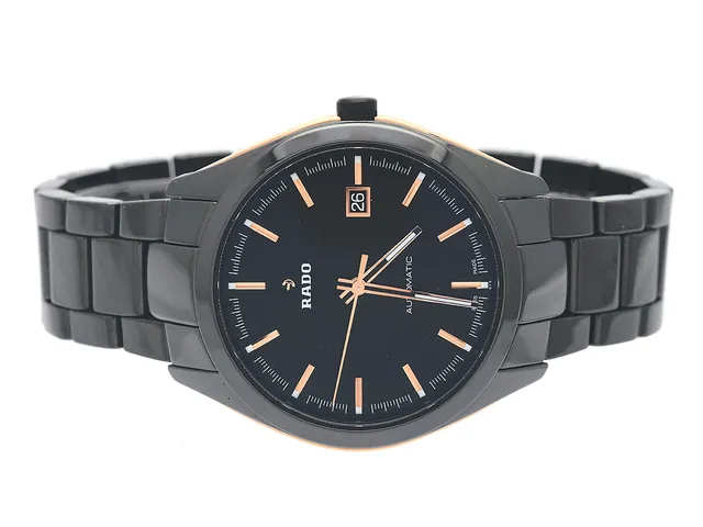 RADO, Hyperchrome, Cal ETA 2892A2, Serie nr. 14008188, PIC nr. R32291152, Ref nr. 01.629.0291.3.015, herrur, 42 mm, high-tech ceramic/stål, automatisk, safirglas, datum, glasbaksida, integrerad originallänk, viklås (titan), Ref nr. 04935, cert, april 2017, box, ytterkartong.