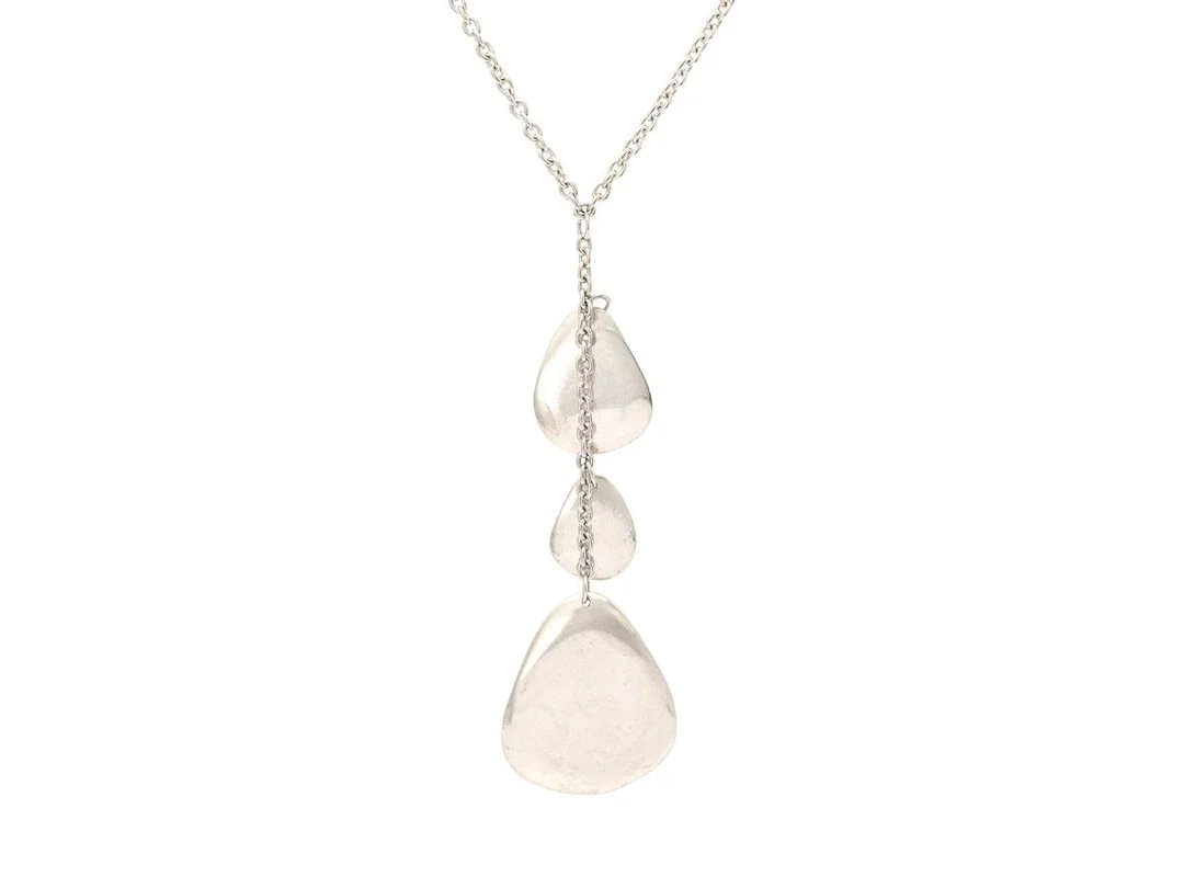 EFVA ATTLING, collier, Rose petal, sterlingsilver, längd 42 cm, vikt 22,2 g. — Smycken/Collier — Kaplans