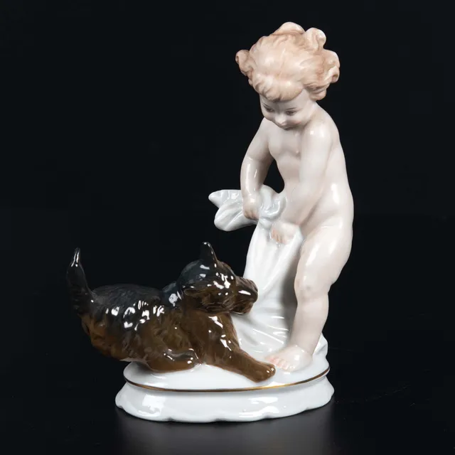 MAX HERMANN FRITZ. PORSLINFIGURIN, ROSENTHAL.