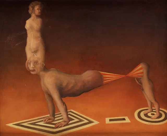 Wilhelm Freddie, Surrealistisk komposition.