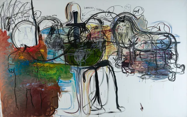 Melgaard, Bjarne — "Untitled (Sverdet i stenen)" 2000